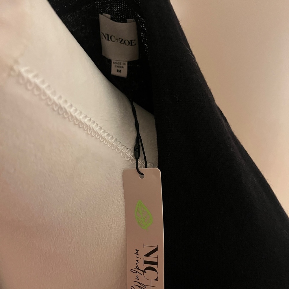 NIC + ZOE Vital Wrap Sweater Sz M - Picture 7 of 7